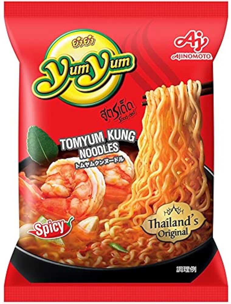 Amazon.co.jp: 味の素 YumYum トムヤムクン ヌードル 77g×12食